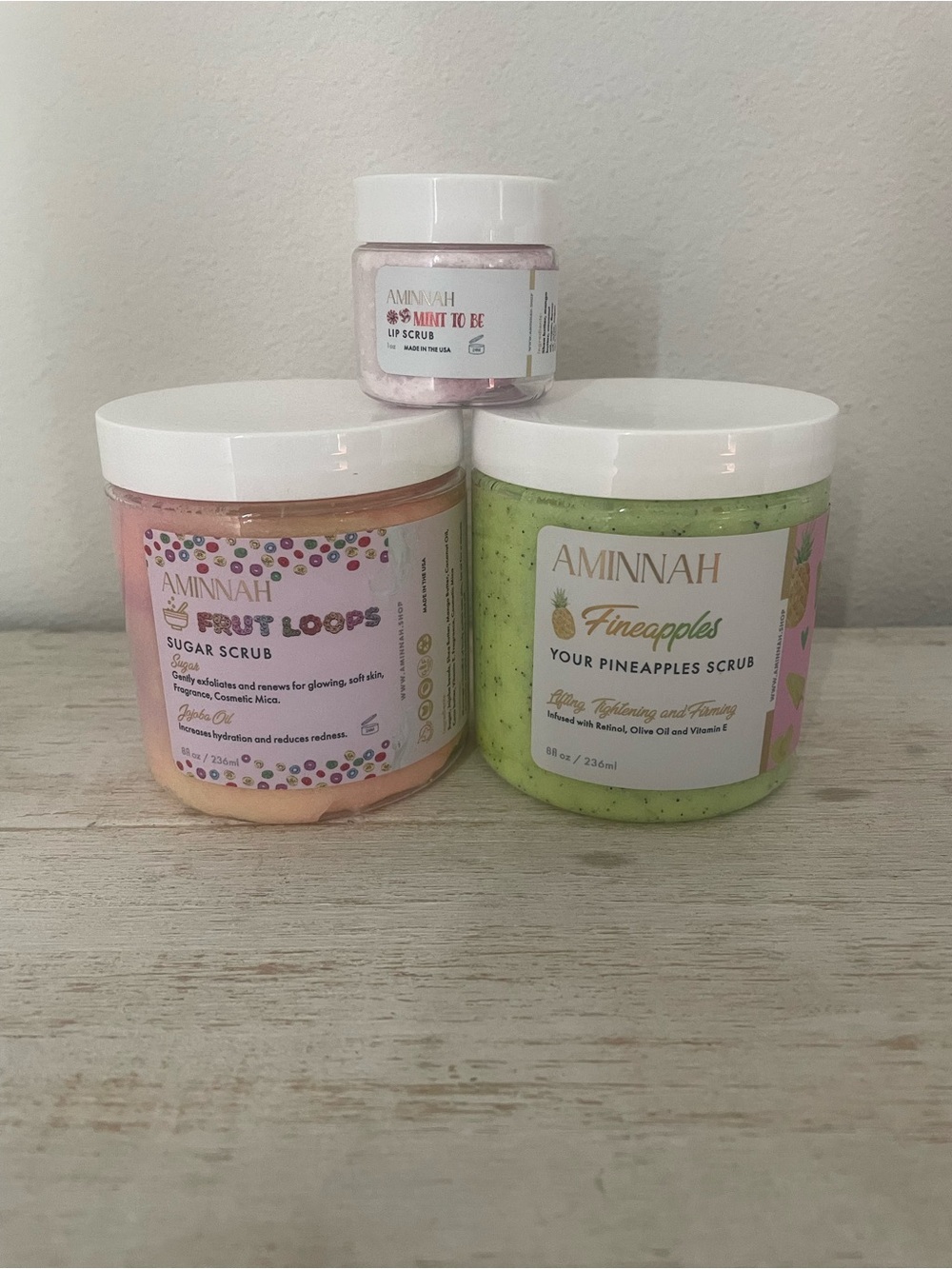“Scrub A Dub Dub” Aminnah Scrub Bundle - 3 Scrubs